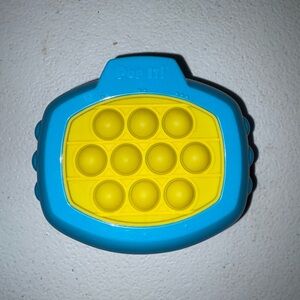 POP Fit Vibrant Blue and Yellow Bubble Toy